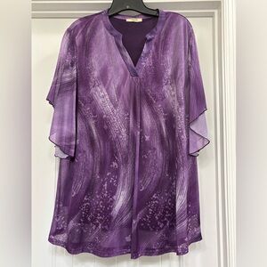 Elegant Purple Women's Top